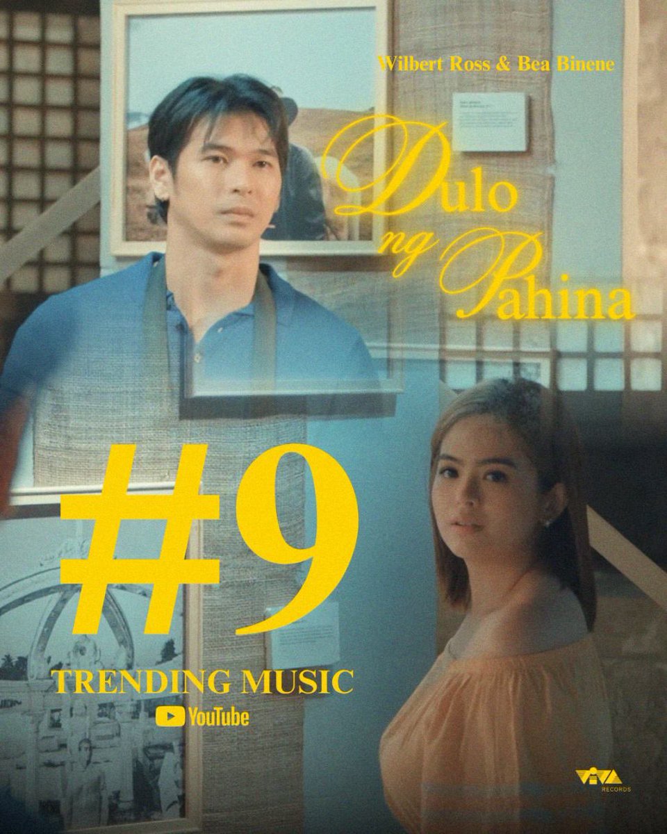 Dulo ng Pahina Music Video is now at #9 trending on YouTube! Keep streaming Dulo ng Pahina on all digital streaming platforms ✨