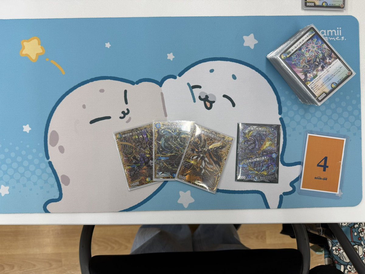 2026年3月20日(金)
第38回石江CS
参加者数: 27名
大会結果

🥇peん
リースサムライ

🥈おさし
4cアルファディオス

🥉おろし生姜
トリーヴァゴルギーオージャー

🏅味さいさい
トリーヴァゴルギーオージャー