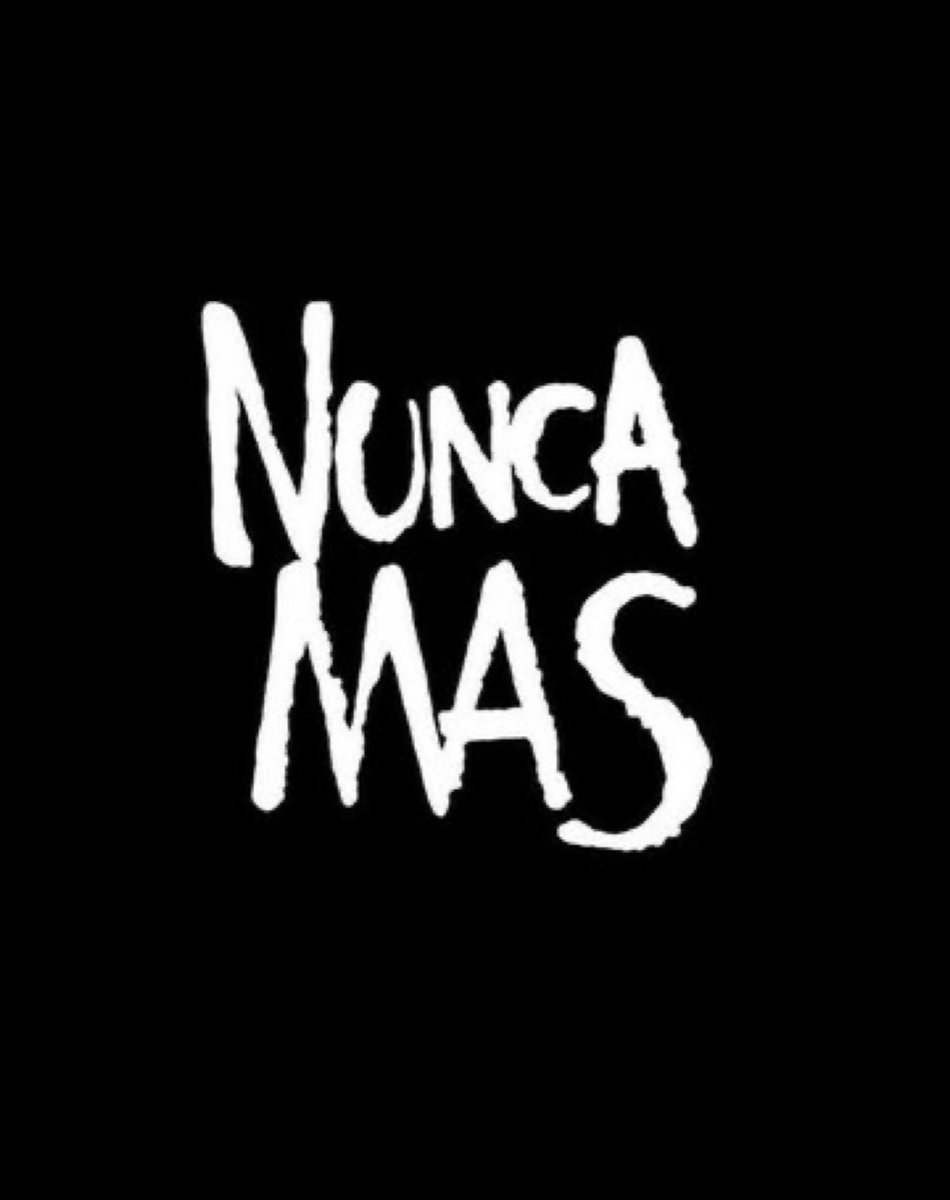 #NuncaMas 
#50años 
#MemoriaVerdadyJusticia