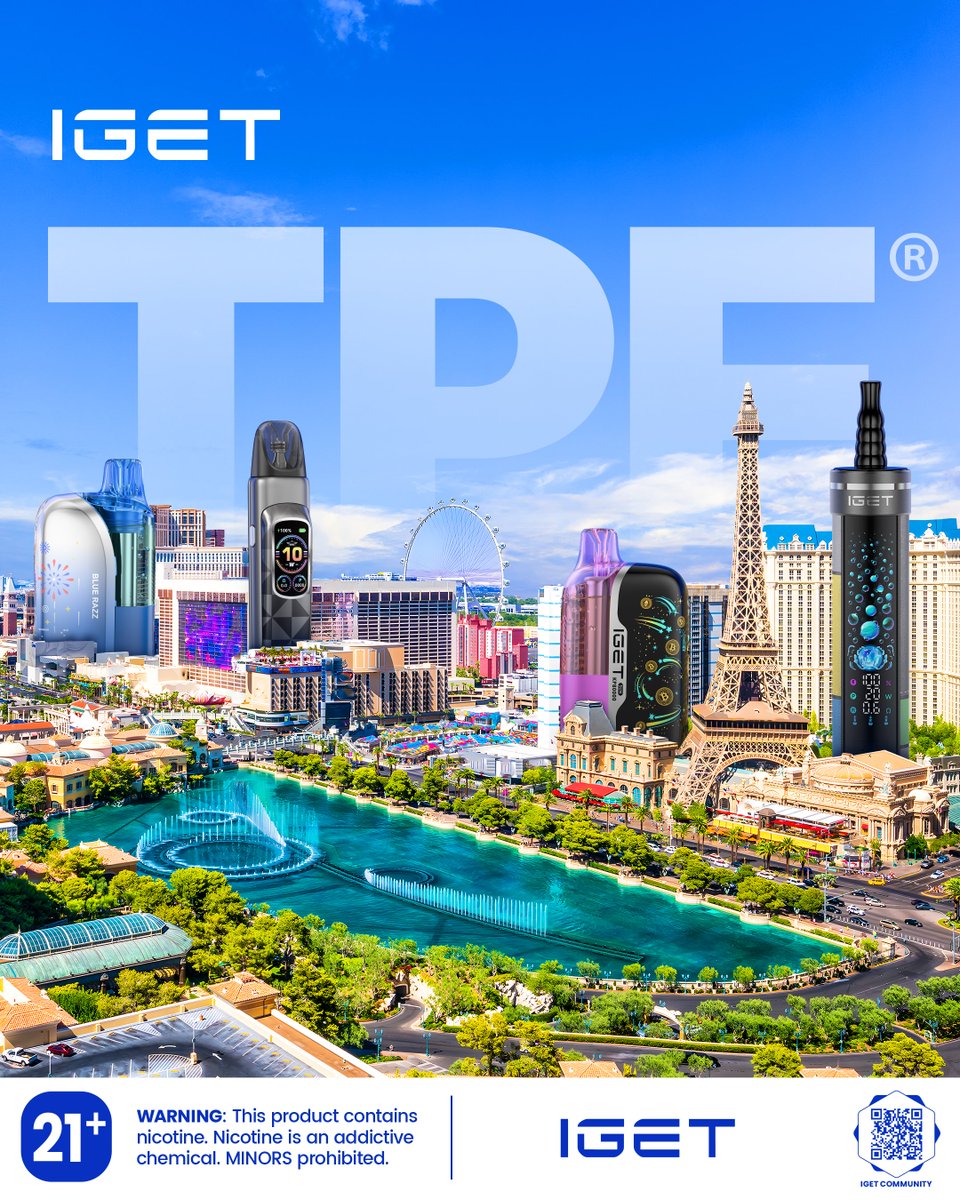 us at the upcoming Expo!                                
See you there!
#IGET #igetvape #igetstar #barplus #vegaswholesale #vape #vapelife #vapeon #vapecommunity