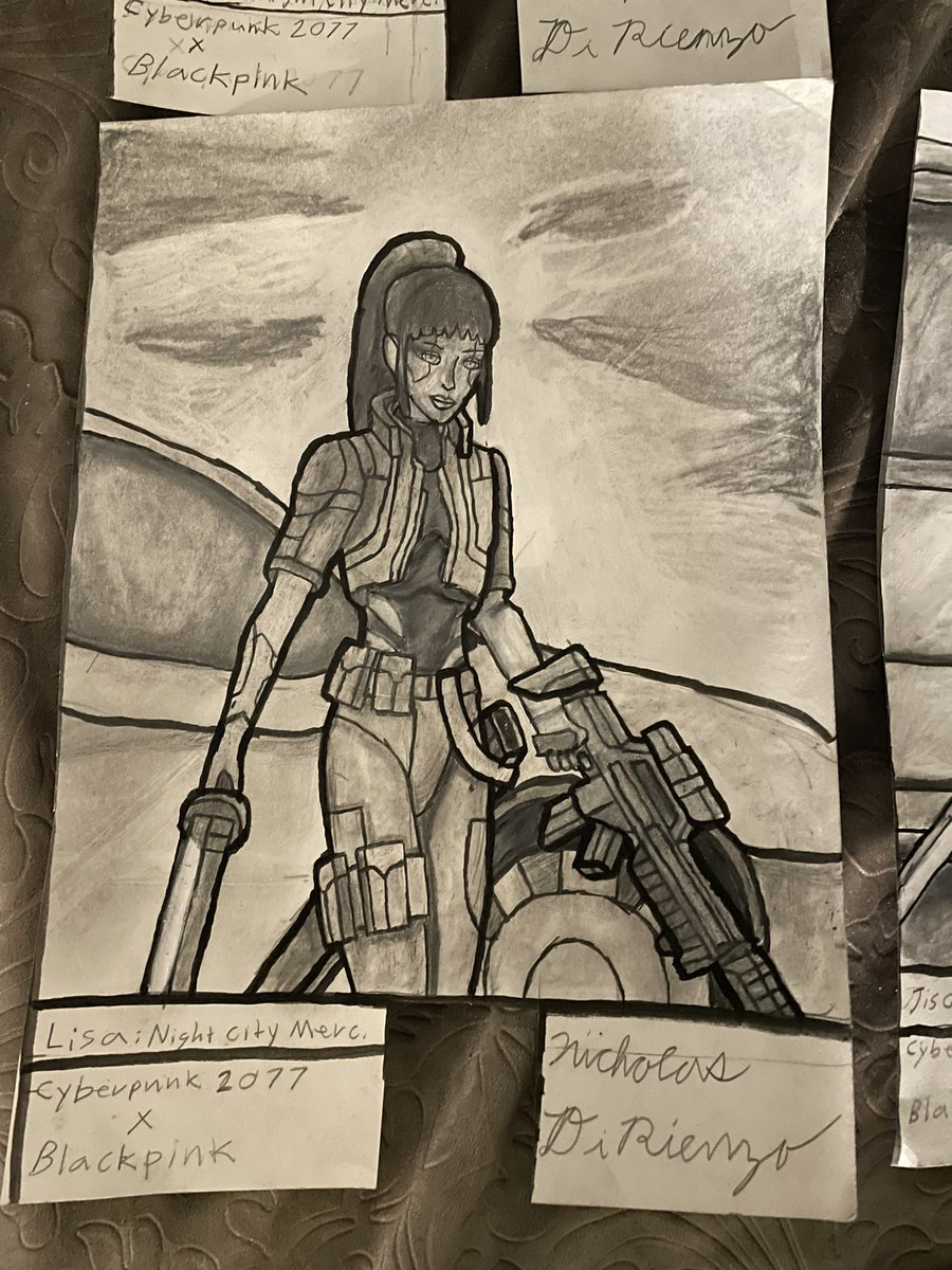 95Seraphim333's tweet image. Lisa: Cyber Samurai
“The Dragon”

Program Used: Adobe Photoshop 

2 members chromed up. 2 more to go. 😎
#art #cyberpunk2077 #CyberpunkEdgerunners #PhantomLiberty #CDProjektRed #Lisa #Blackpink #Blinks