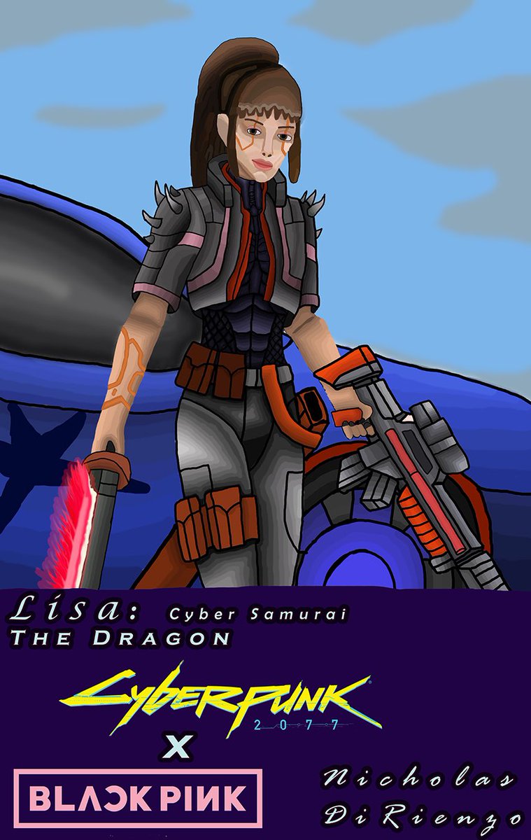 95Seraphim333's tweet image. Lisa: Cyber Samurai
“The Dragon”

Program Used: Adobe Photoshop 

2 members chromed up. 2 more to go. 😎
#art #cyberpunk2077 #CyberpunkEdgerunners #PhantomLiberty #CDProjektRed #Lisa #Blackpink #Blinks