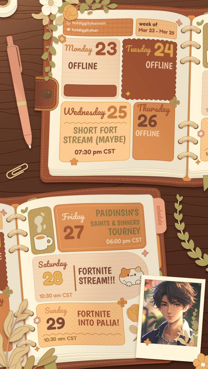 See you in stream this week! 

Twitch.tv/hotdiggityhann…