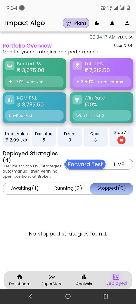 UjjwalKrJha_ukj's tweet image. Follow update...
#ImpactAlgo #MobileApp @SpiderSoftIn #IndexOption #Algotrading 
For more info Wapp 7304414236