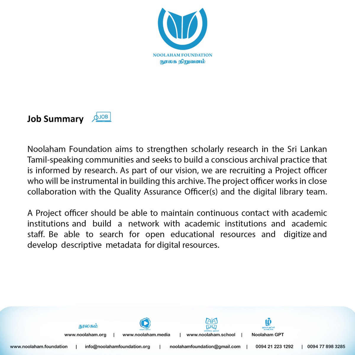 Noolaham Foundation tweet media