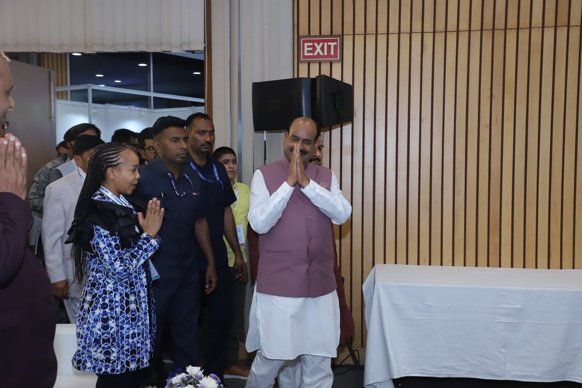 IndiaWaterFoun1's tweet image. Honoured to warmly #welcome Sh. #OmBirla Hon’ble Speaker of the Lok Sabha, upon his esteemed presence at the Water Transversality Global Awards &amp;amp; Conclave 2026 held at India International Centre Delhi on 6th March....Read more linkedin.com/feed/update/ur… @ombirlakota @drarvindkumar1