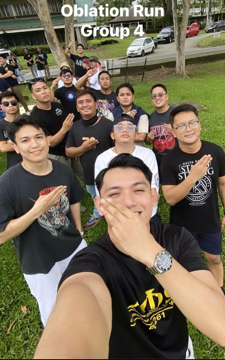 Our handsome runners😘🐣
#Oblationrun
