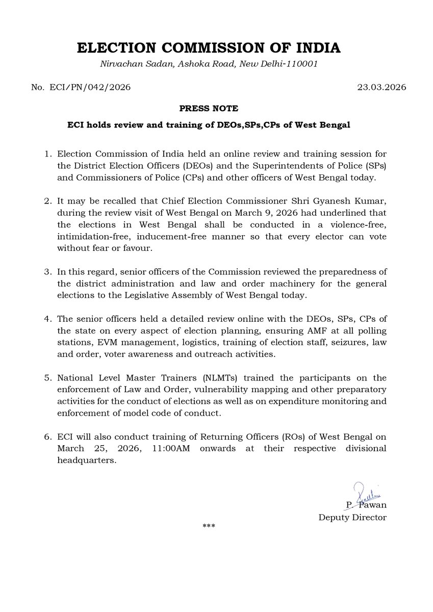 Chief Electoral Office, Goa tweet media