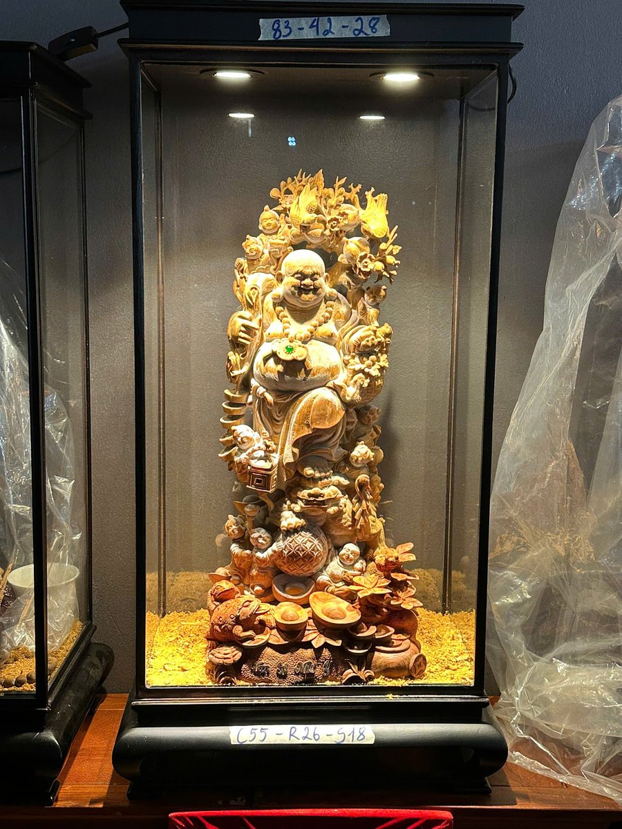 SonsonhyX's tweet photo. Tượng Di Lặc 9 tiểu đồng
Gỗ Hoàng Đàn tuyết Lạng Sơn
Cao 58 Rộng 25 Sâu 20 cm
( tủ cao 83 Rộng 42 Sâu 28 )
Giá : 70 triệu
_ Anh chị chốt tượng cần gấp liên hệ zalo 0966779334 , gặp em Sơn nhé !
#DiLac #DiLặc #PhongThủy #FYP https://t.co/izSz5fvmBg