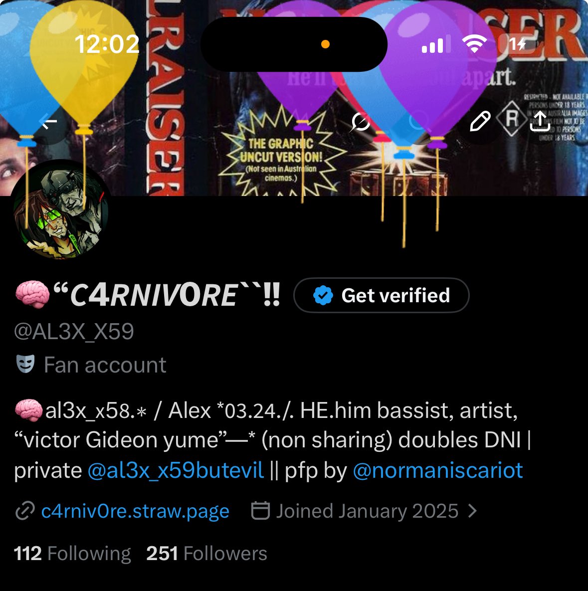 🧠“𝘾4𝙍𝙉𝙄𝙑0𝙍𝙀``!! tweet media