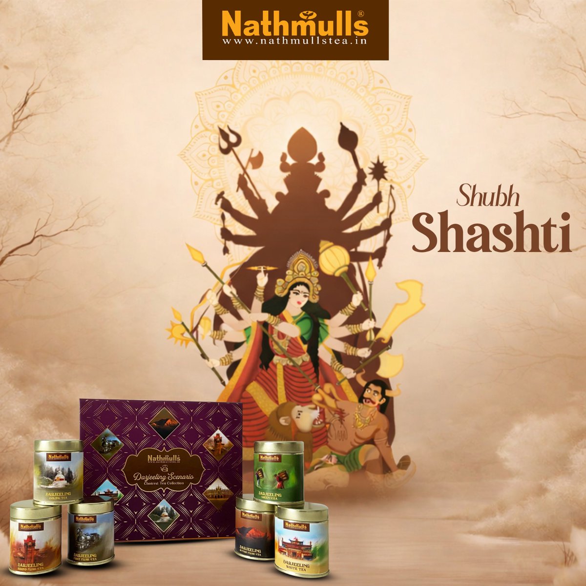 On this Shashthi, let your tea be strong and your faith even stronger 🙏☕
Celebrating the divine power of Maa Katyayani 🌼

#nathmullstea #Navratri #ShashthiVibes #TeaTime #FestiveMood