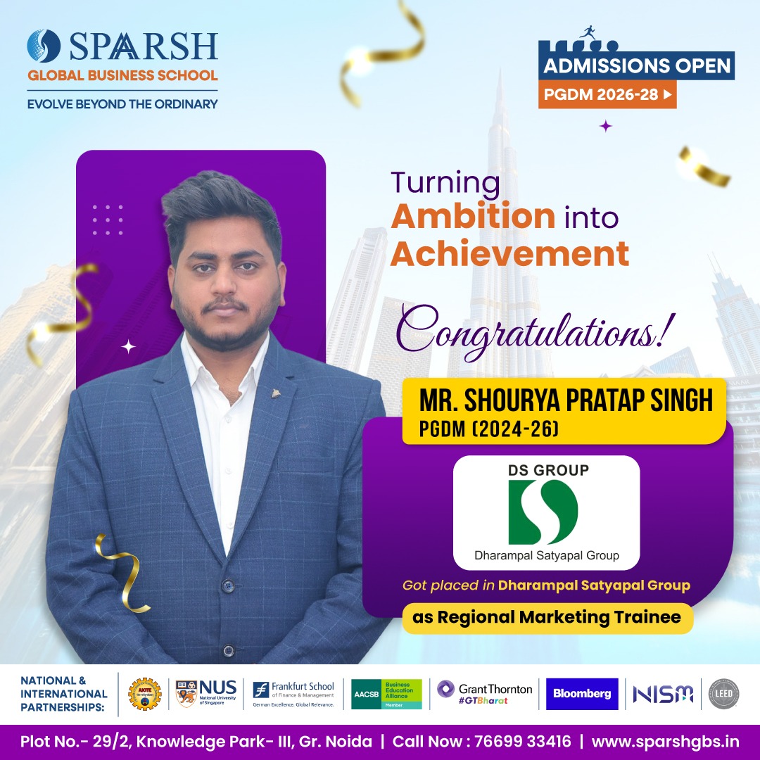 Sparsh Global Business School tweet media