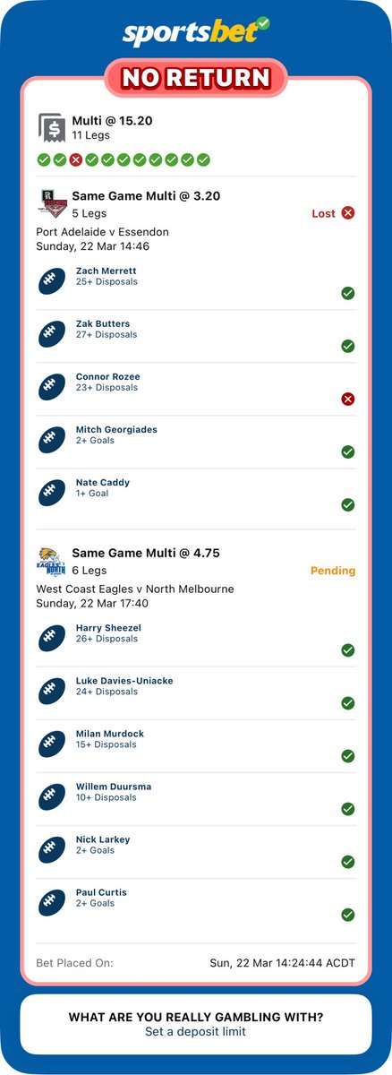 juststonedthing's tweet photo. ⁦@sportsbetcomau⁩ surely this is a justice pay out? Rozee had 21 at the start of the third https://t.co/5DezJWXZwa