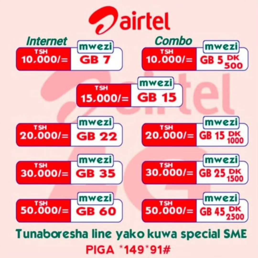 dyabala01's tweet photo. Usinunue tena GB 1 Kwa Tsh 2100,

Wezesha menu hizi za SME ununue bando Kwa gharama nafuu Zaidi

1. Yas Kinara SME *148*44#

2. Vodacom Hybrid *149*01*77#

3. Airtel SME *149*91#

4. Nunua Halotel Gawia

MAWASILIANO: Message dyabala on WhatsApp. https://t.co/ivL7ie1i7O https://t.co/KttvgtxclC