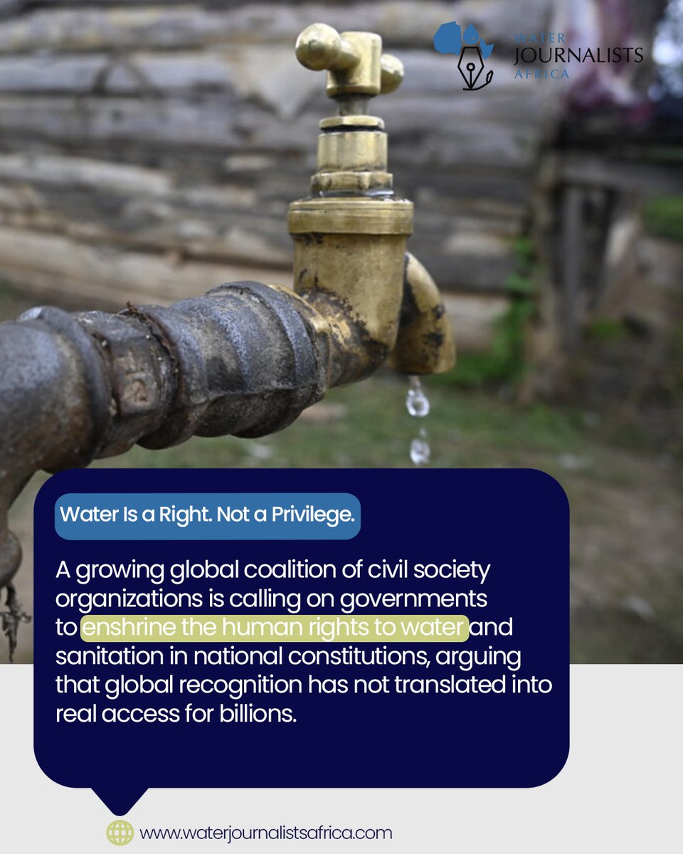 H2Ojournalists's tweet photo. Constitutional protection ensures accountability, equity, and access for all. “Water is the basis for all life. As such, Blue Community speaks to the essence of humanity and nature,” says Heinz Bichsel.
Here is the story: https://t.co/ec3NWYsWQT

#WaterJustice  #SDG6 #WASH https://t.co/4s3C43LyDe