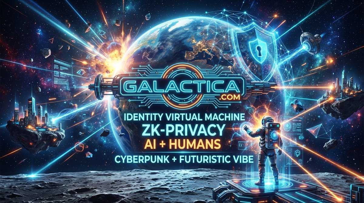 Tan9Best's tweet photo. zkKYC: Prove everything. Reveal nothing. IVM on Galactica turns hashes into souls, prevents Sybil attacks, and powers the gUBI reward system. AI agents are on the way—without them, trust dies. LFG #Galactica #GNET #zkKYC @GalacticaNet https://t.co/SvMTgEwKBQ