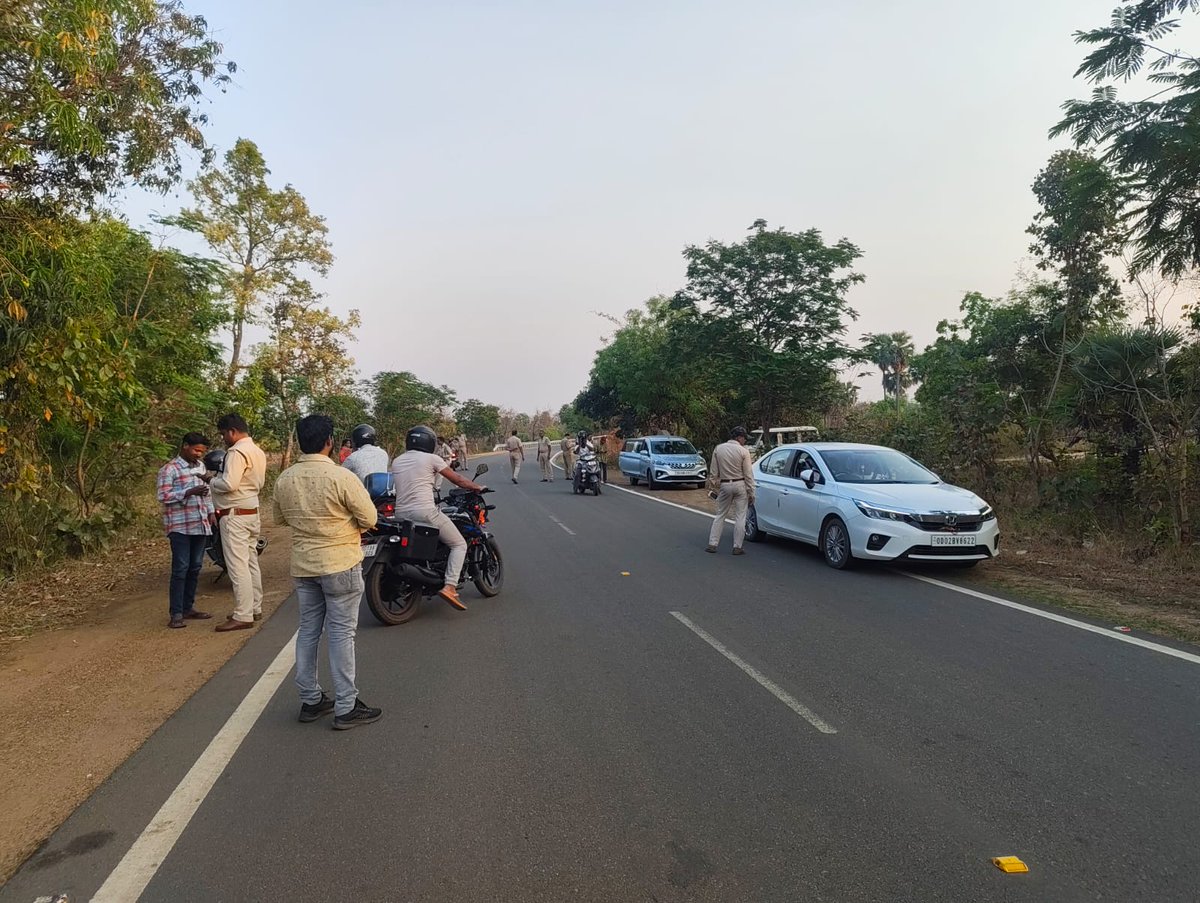 Joint Enforcement Checking with Kundheigola PS at Sendha Chhak on dt.23.03.2026.