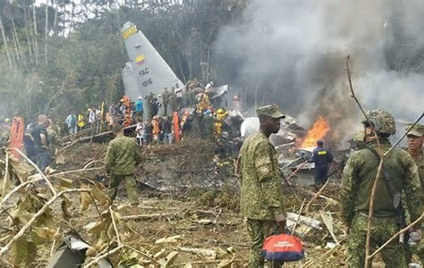 pajhwok's tweet image. At least 66 people have been killed and four remain missing after a Colombian military plane crashed during takeoff, media reports said on Tuesday.
Full details are available at the link below
shorturl.at/F0egW
#Colombia #PlaneCrash #66Dead #Aviation