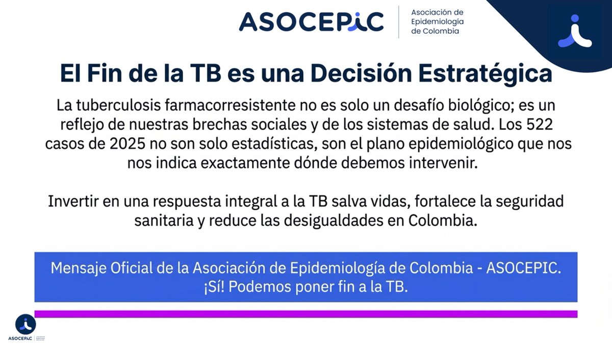 Asociación de Epidemiología de Colombia tweet media