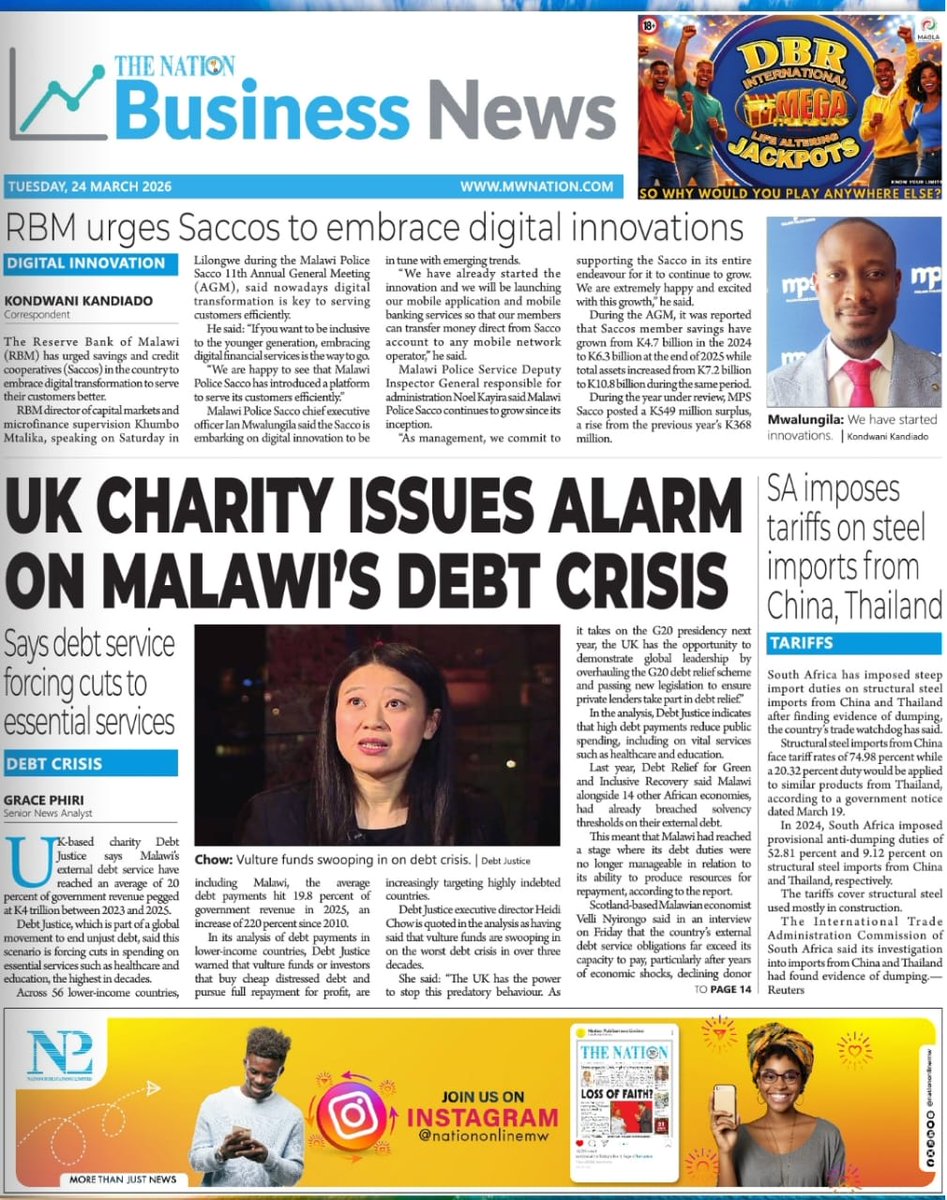 onjezani's tweet photo. Interesting to see that it's a UK charity more concerned about our national debt, not ourselves. https://t.co/s0XBFWf61a