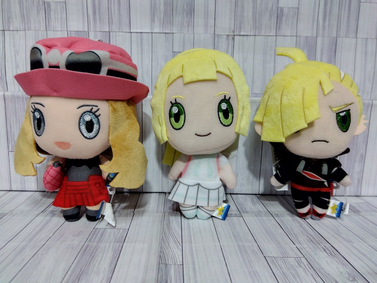 ポケモンマスターズ EX ぬいぐるみ −セレナ·リーリエ·グラジオ