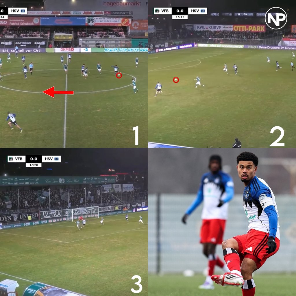 El gran pase del capitán del Hamburger SV ll, Leonardo Posadas 🇭🇳 en el triunfo 4-0 de su equipo ante el Altonaer FC. Toda la asistencia fue suya en el primer gol. 👏🏽

Gracias <a href="/LegionCatracha/">Legión Catracha</a> por citar el video. ✅