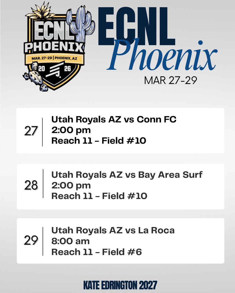 Kate Edrington • 2027 ECNL tweet media