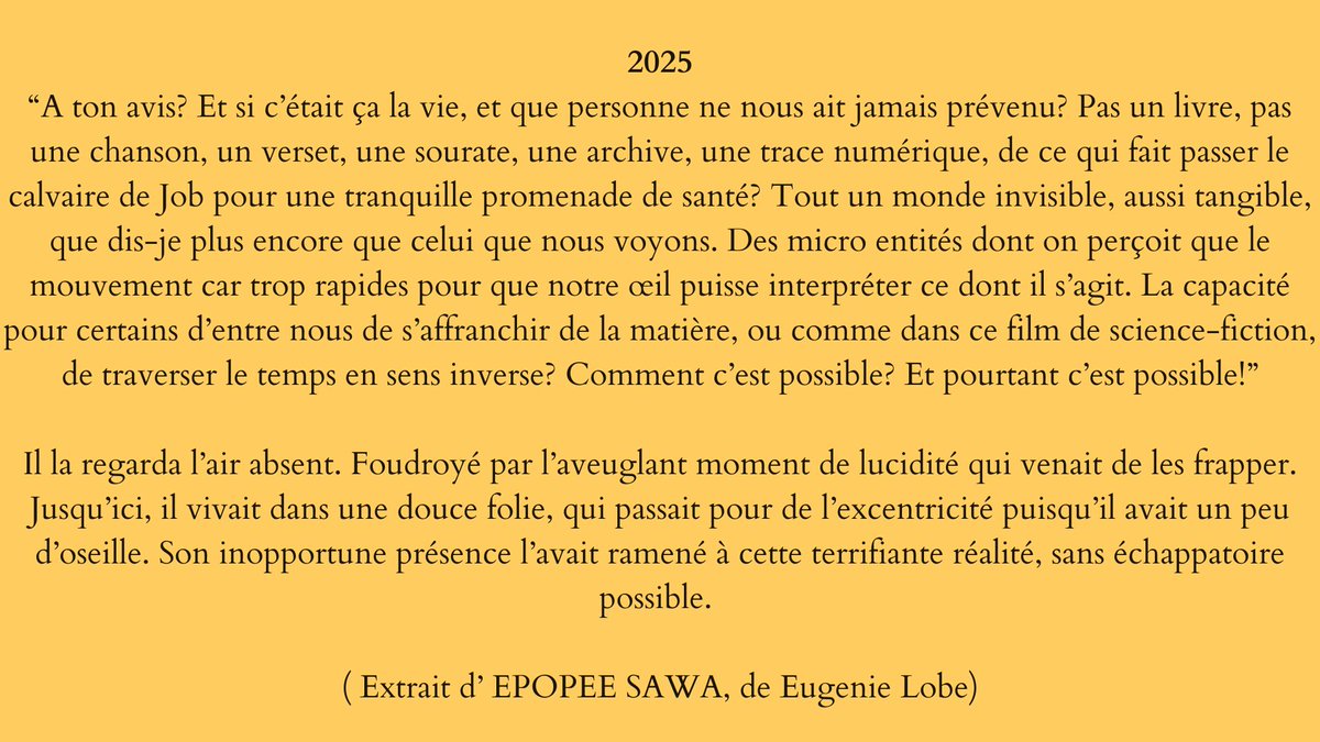 Eugenie LOBE tweet media