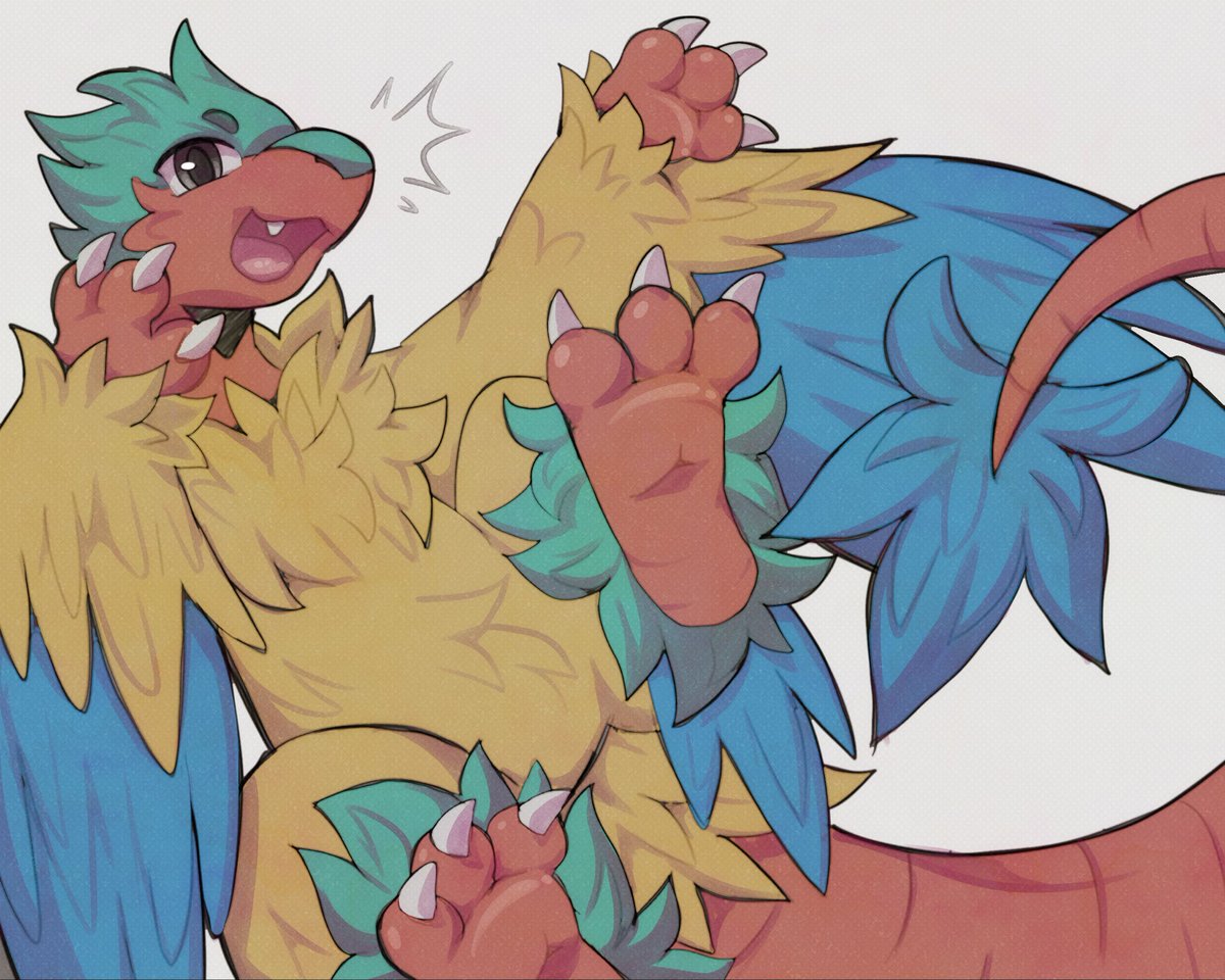 The fluffiest dragon tweet media