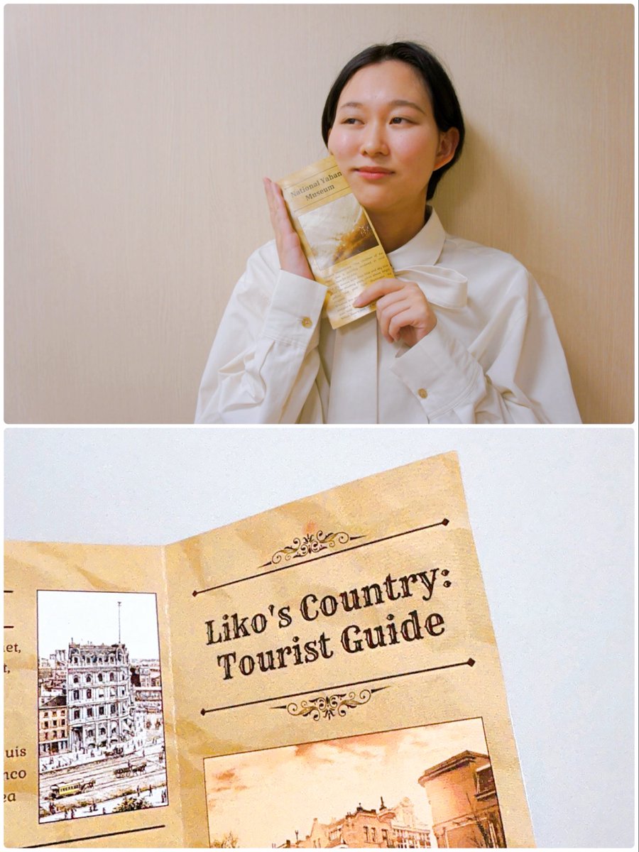 7be_kaco0707's tweet photo. 作中には２つ国の名前が登場します。シンヤの故郷グランフィートとオボロの故郷キアラの国。
ちなみにヤハンの国にも「リコの国」という名前がありましたがセリフ中には登場させられず…。
代わりにアサヒが手に持っている観光パンフレットに「Liko」と書いてありました。
#ヤハン https://t.co/uz4vYFoe2T
