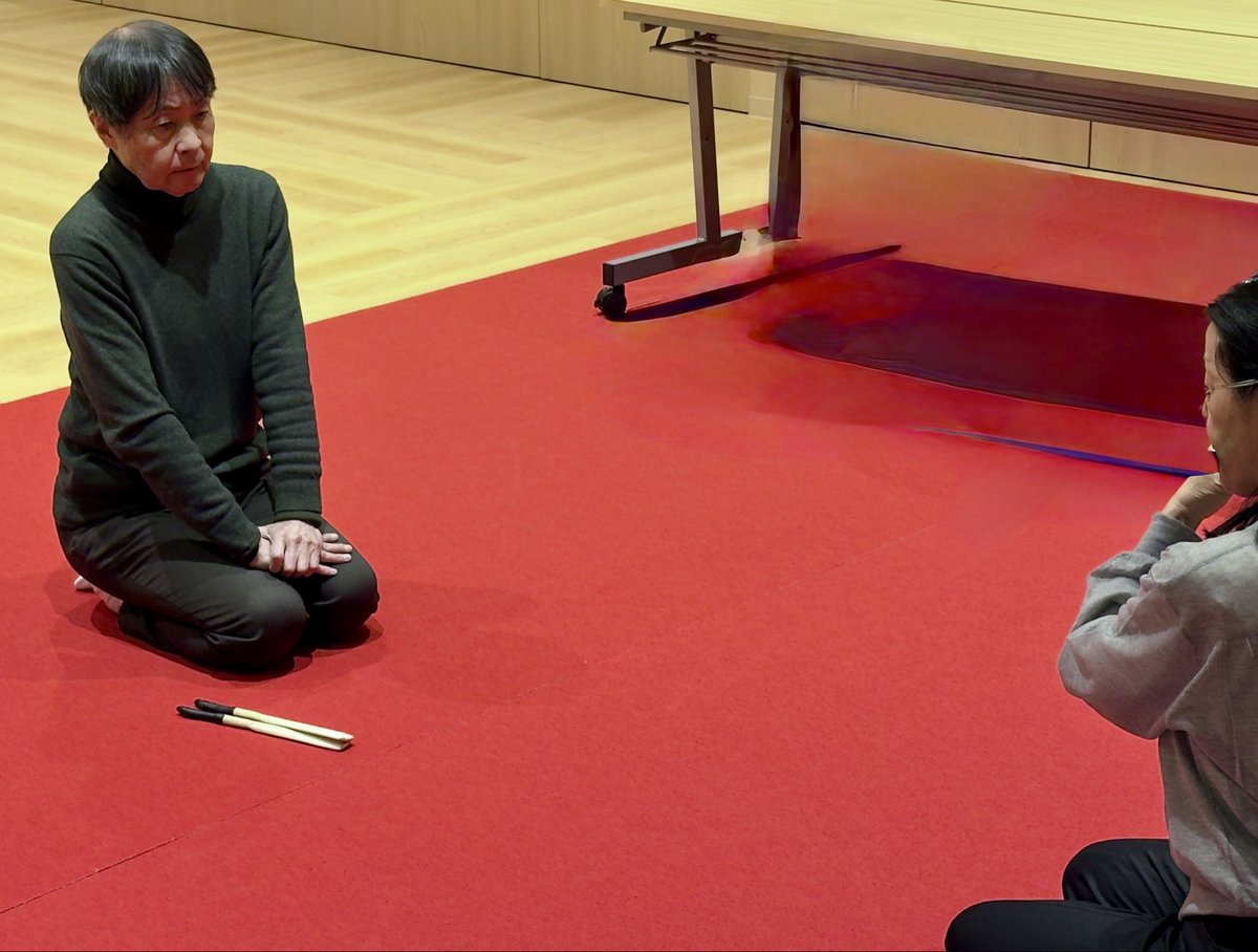 【宝生春日ウチtoウチ】
本日は #笛方森田流 講座にて #松田弘之 師よりご指導いただきました。

#宝生会春日教室 #松田弘之さんの笛が好き #文京ガーデン