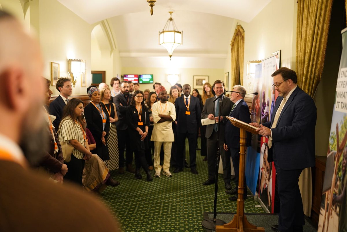 UnitedAMH's tweet photo. Nutrition “is the foundation everything rests on,” said @CPJElmore at last night’s @APPGNutrition &amp; ICAN reception.

Huge thanks too @DavidMundellDCT &amp; @steveracemp for speaking, &amp; everyone there.

As the Minister said: “Your work is some of the most valuable anyone can take on.” https://t.co/OQE41E0pEE