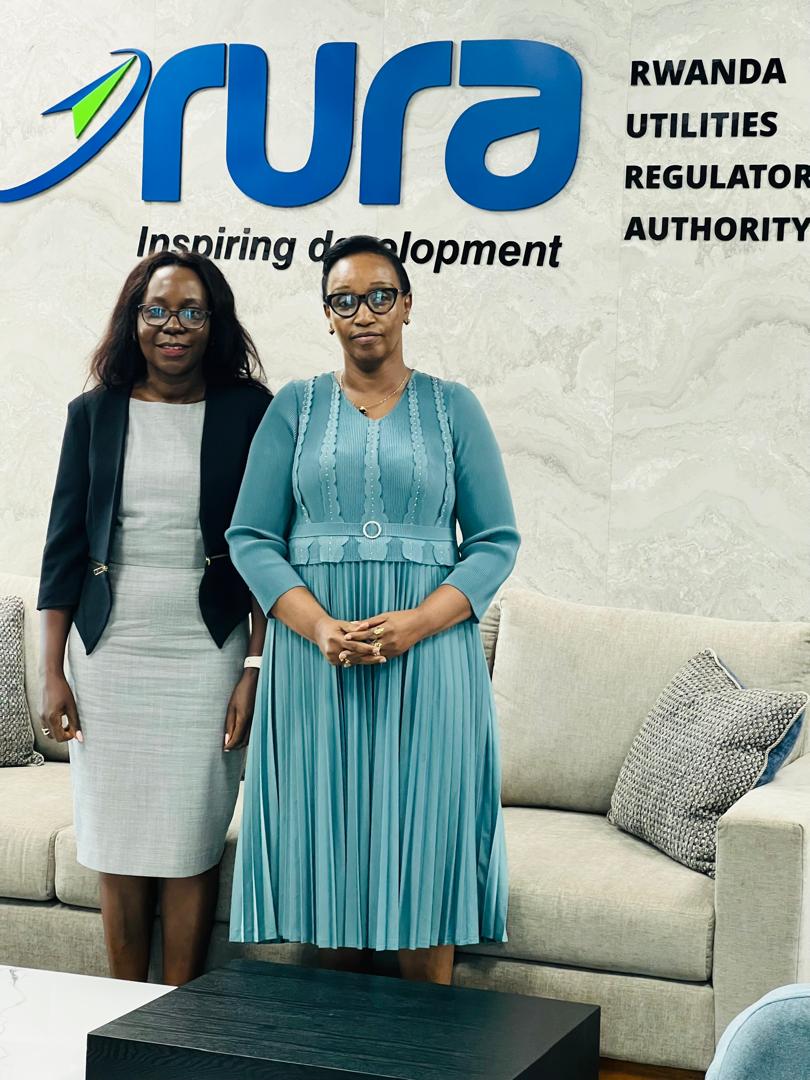 EacoInfo's tweet photo. On 24 March 2026, EACO Secretariat met with Hon. Francine Rutazana, Member of @EA_Bunge and Chairperson of the Committee on Communications, Trade &amp; Investment, at @RURA_RWANDA to discuss key regional issues on how to develop the Communications Sector for the EAC Region. @CA_Kenya https://t.co/LQvAymNHBF