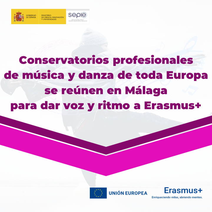 sepiegob's tweet image. 🎻🩰 Conservatorios profesionales de música y danza de toda Europa se reúnen en Málaga para dar voz y ritmo a #ErasmusPlus.

La actividad cuenta con la participación de centros especializados de España y otros países europeos.

Nota de prensa 🔗 sepie.es/doc/comunicaci…