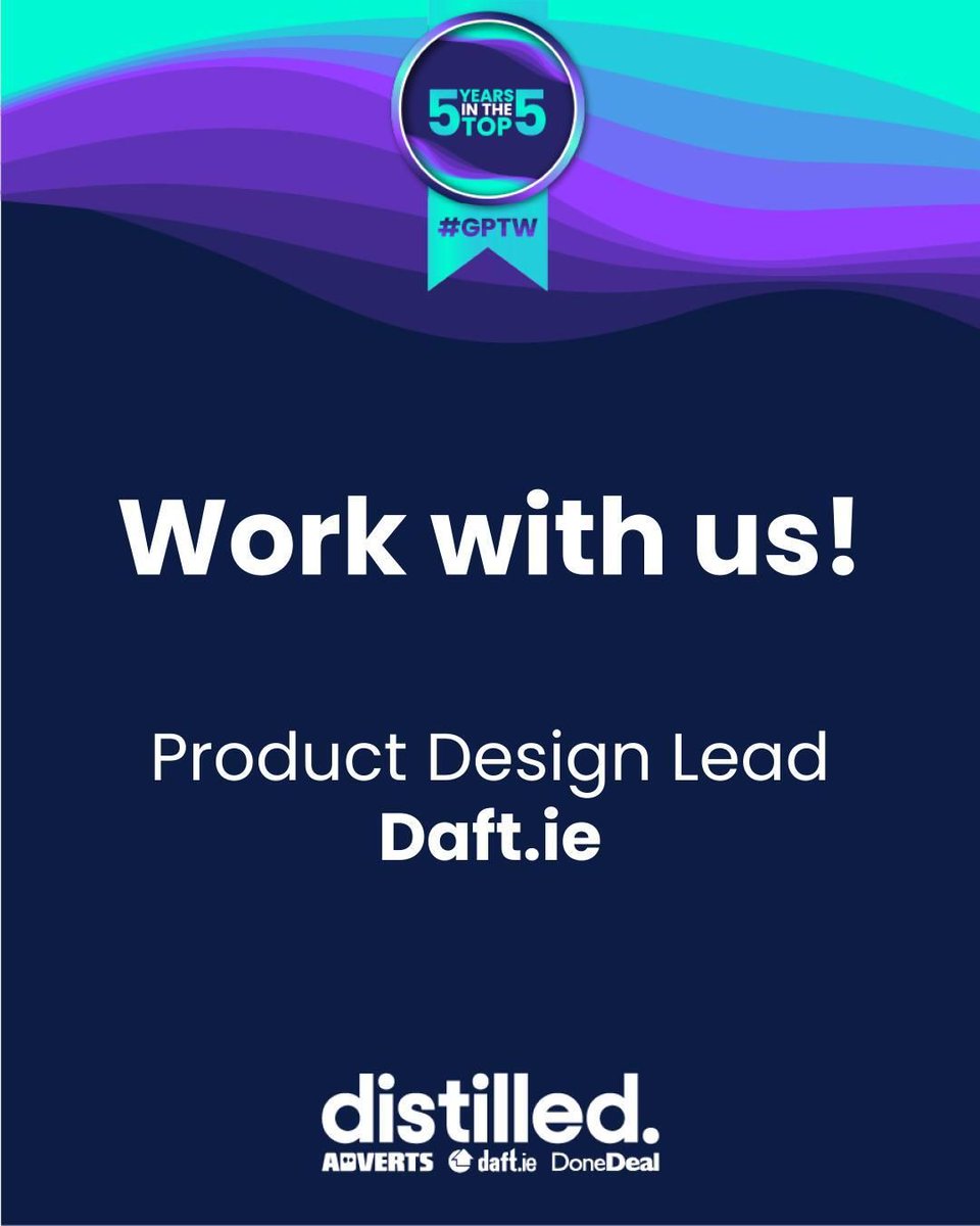 Distilled_ie's tweet image. We’re hiring a Product Design Lead for Daft 🚀

Lead with strong UI craft, champion user value &amp;amp; drive real commercial impact. You’ll shape the design vision, work cross-functionally &amp;amp; mentor a talented team.

 buff.ly/9OkaEue 
#ThriveHere #CreateWithImpact #PlayYourPart
