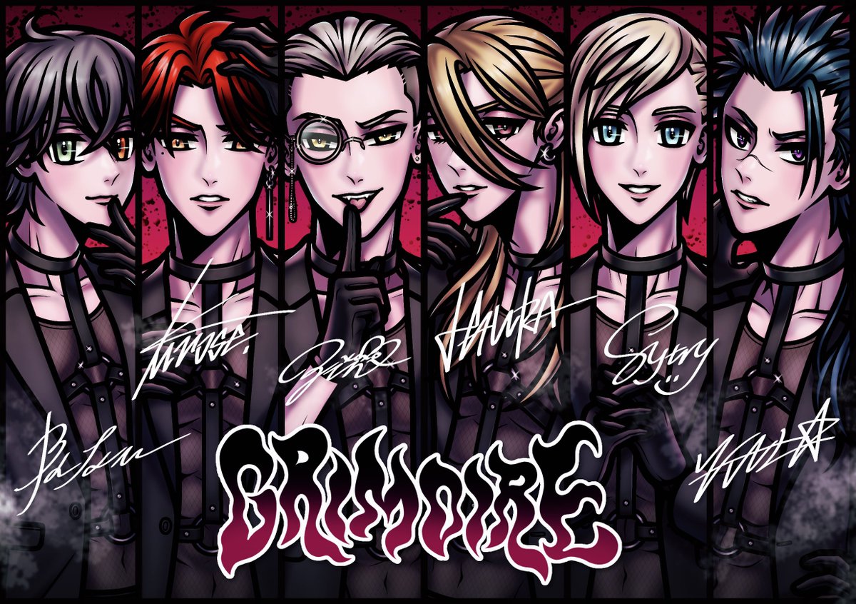 MIZcabip's tweet photo. #創作アイドル
#GRIMOIRE_LS

GRIMOIRE(グリモア)

6人組の新人アイドルグループ。
ヴァンパイアをテーマにしたコンセプトアルバムでデビューし、ミステリアスな世界観で魔界中の注目を集めている。

▽MEMBERS▽
バラム/クロセ/ジン/ハウラ/シュトリ/ヴァル https://t.co/WkhY5qMFZH