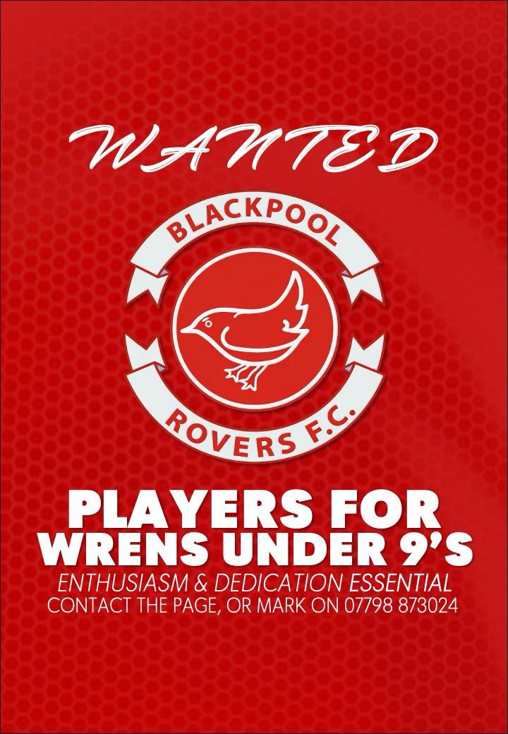 Blackpool Wren Rovers tweet media