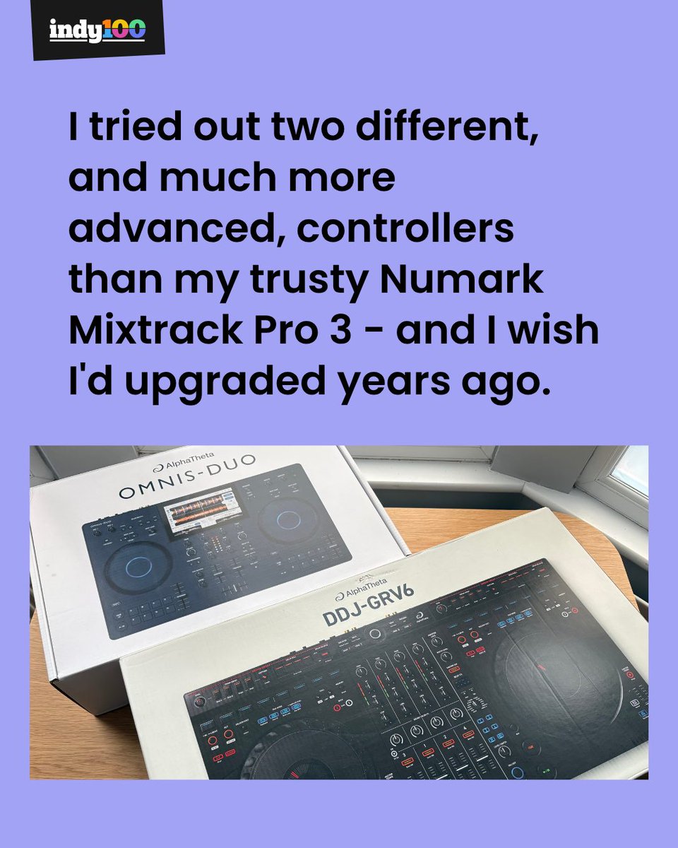 indy100's tweet image. AlphaTheta DJ controller tests 🎧

Ever thought about DJing or want to upgrade your controller? Jake Brigstock has been trying out two AlphaTheta units.

#DJ #DJing #DJController #AlphaTheta #Music

indy100.com/science-tech/a…