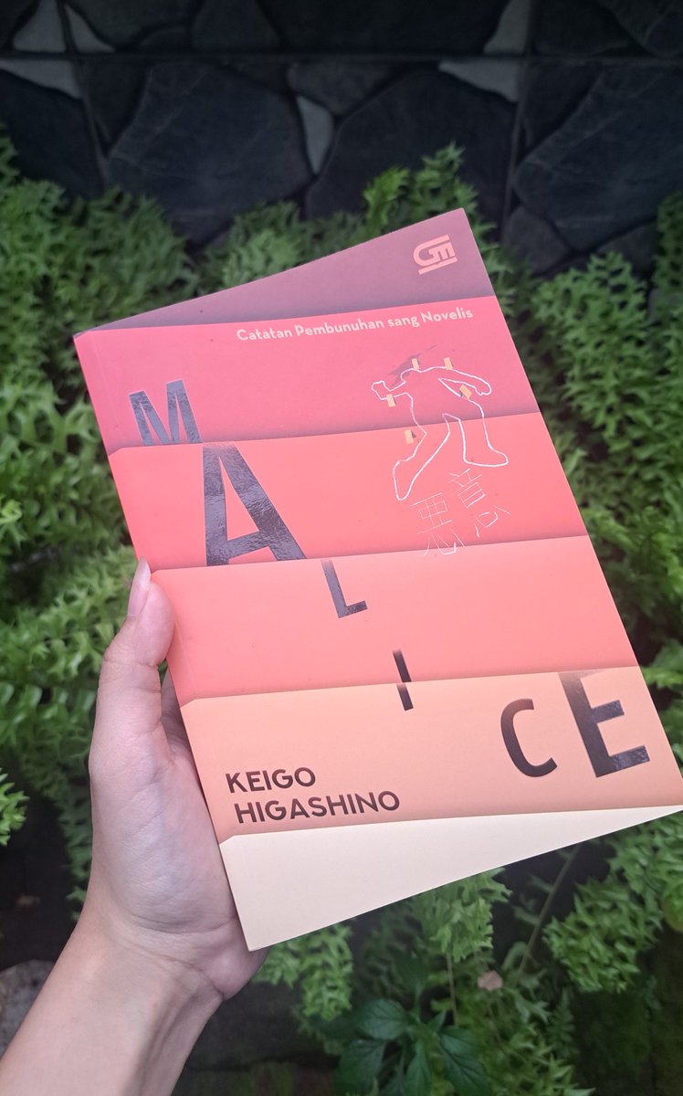 huironooo's tweet photo. — Sedang membaca:
📂 Malice, Keigo Higasino (2001) https://t.co/7oziheqYWy