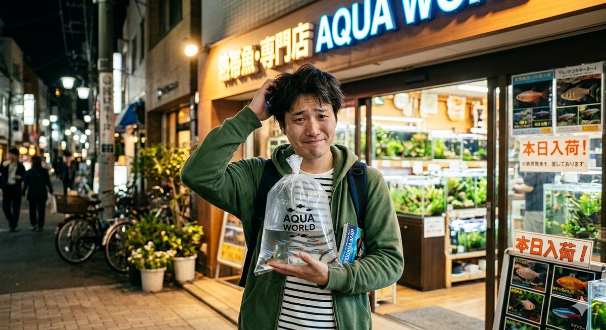 ねぎちゃん@アクアリウムあるある tweet media