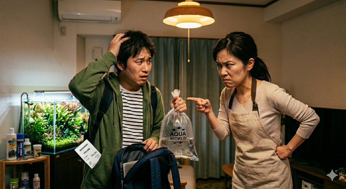 ねぎちゃん@アクアリウムあるある tweet media