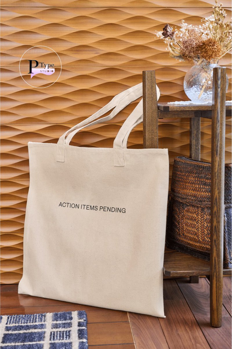 PureTypeStudio's tweet photo. Tweet Details
The to-do list that never ends. 📝

Carry the weight of those follow-ups in style. 

Product link in comments.

#PureTypeStudio #CorporateSubtext #WorkLifeBalance #ToteBagStyle #ActionItems https://t.co/p5oXU03XPB