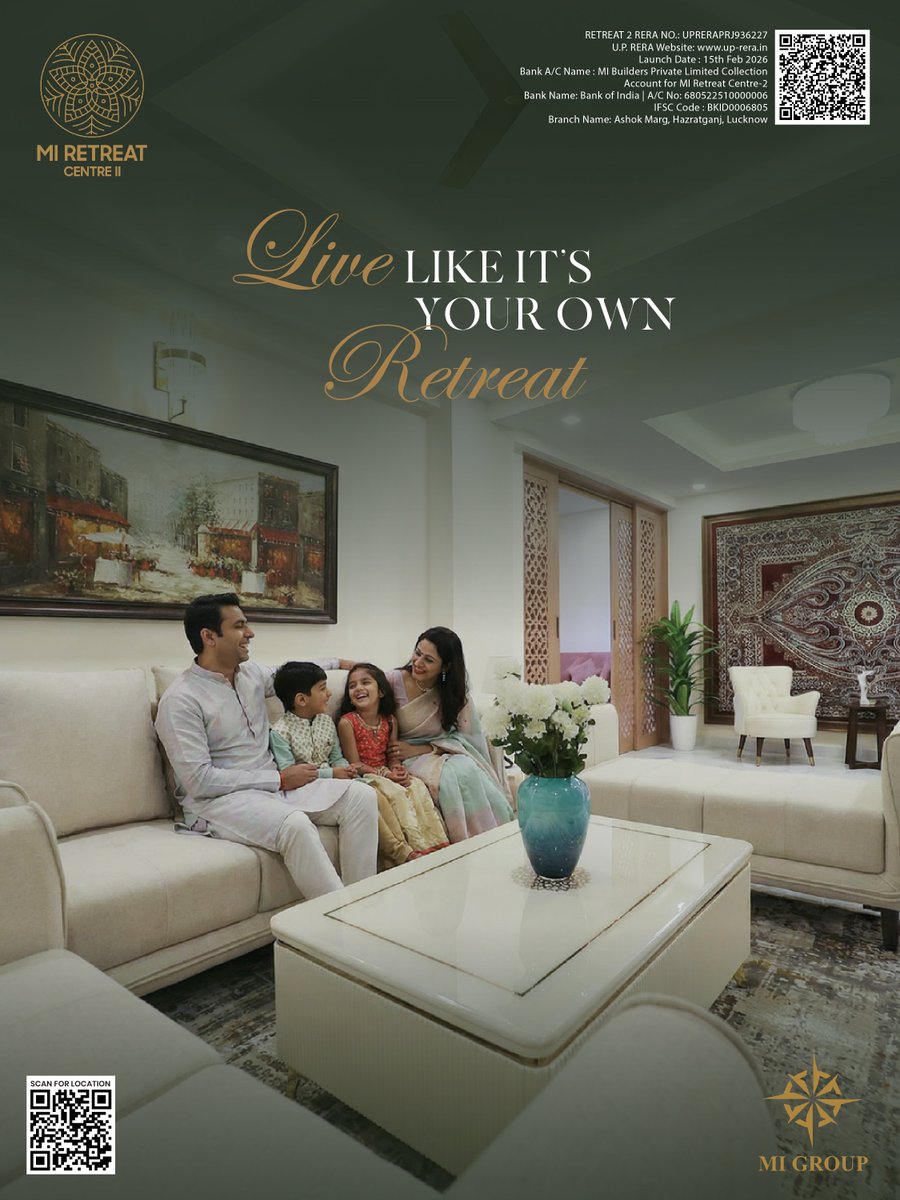 Not just an apartment.
A residence designed with presence.
MI Retreat Centre II brings stature back to city living.