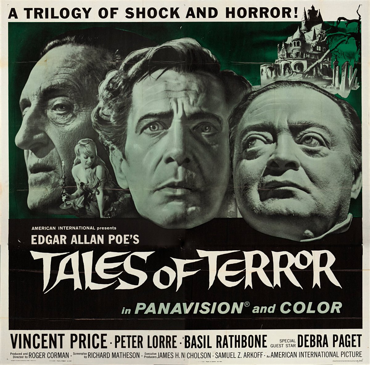 Terror_By_Night's tweet photo. Tales of Terror (American International, 1962)
Six Sheet (81" X 81")
.
#TerrorByNight #TalesOfTerror #VincentPrice #PeterLorre #BasilRathbone #ClassicHorror #VintageHorror #MonsterKid #RogerCorman
. https://t.co/m28mgtzff5