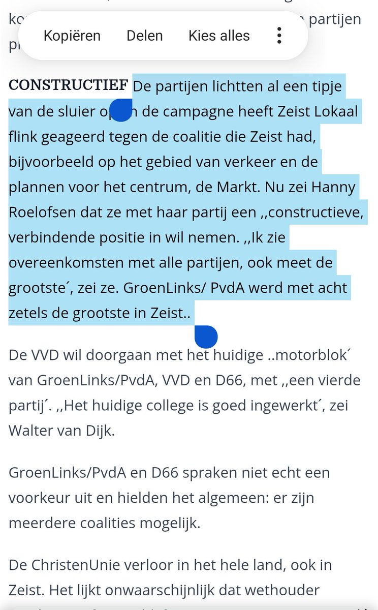 Politiek in Zeist tweet media