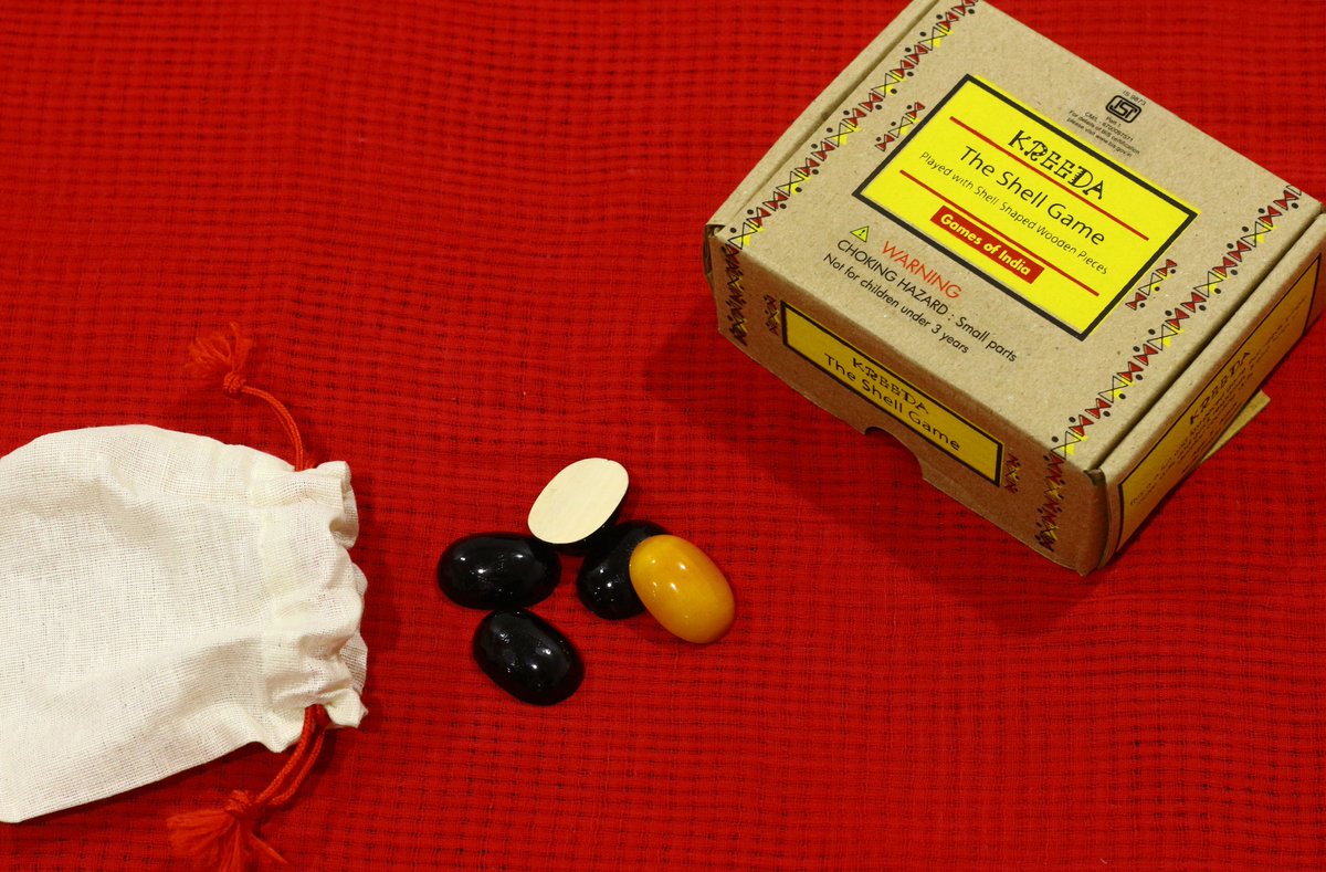 Kreeda_games's tweet image. A fun and quick reaction-based game played with simple shell shaped wooden pieces. This game tests alertness and hand–eye coordination. Perfect for kids and casual play.
Shop: kreedagames.com/products/the-s…
Contact: 9841748309 | info@kreedagames.com
#ShellGame #QuickPlay #KidsGames