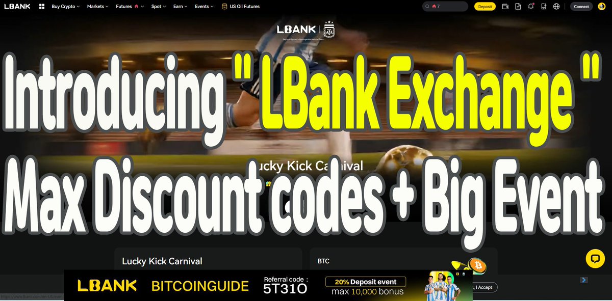 BitcoinGuide_TM's tweet photo. Today, I would like to introduce a very good coin exchange.

I will introduce the "L-Bank exchange."
We have brought a very powerful discount code, which is highly advantageous for actual trading.

https://t.co/1joHKnLpJE

#Lbank #BTC https://t.co/XmGPg20FIf