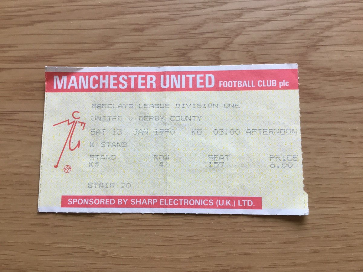 DCFCmemorabilia's tweet photo. TICKET STUB MANCHESTER UNITED V DERBY COUNTY 13-JANUARY-1990

£42.29 currently

1 bid

Ends Sat 28th Mar @ 7:28pm

https://t.co/IcKrOz1b0s

#ad #dcfc https://t.co/Vej9Fb6Vy5
