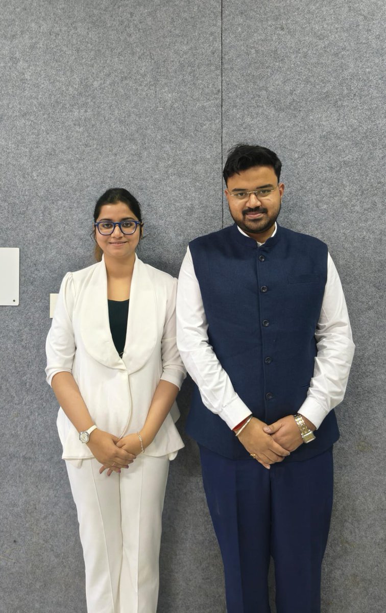 nusrlranchi's tweet photo. our students, Subham Sourav and Sakhi Sharma both from the third year, have brought pride to the University by shining at a national-level competition. They have secured the 3rd Rank in the UG Category at the Policy Drafting Competition organised by VIT Chennai . https://t.co/jpXdOEryqH