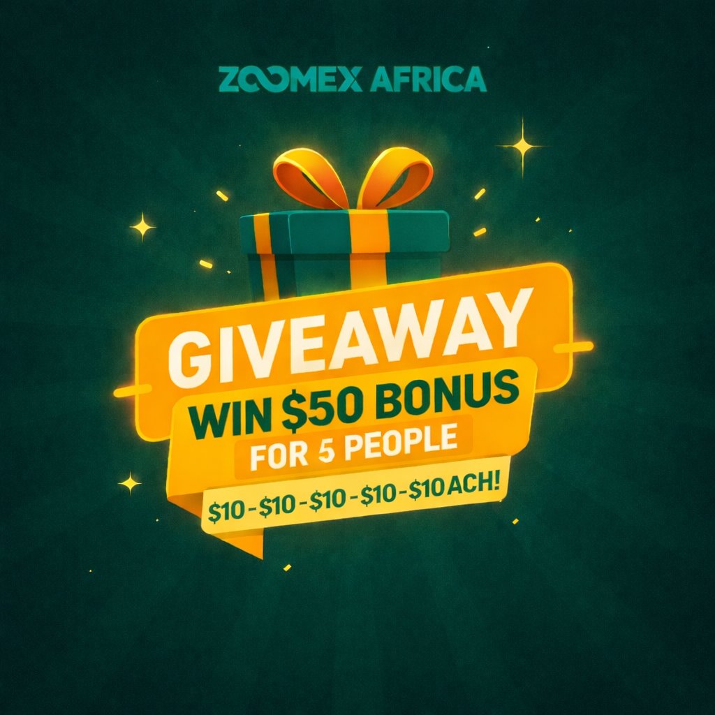 ZoomexAfrica's tweet photo. Giveaway Giveaway Giveaway!

Zoomex Africa $50 New week Giveaway 💰

Win $10 bonus — 5 winners!

✅ Follow 
@ZoomexAfrica

 and turn on notifications.
 
✅ Like &amp; repost
✅ Comment “Done” + tag 3 friends

⏳ Ends on Tuesday - 31 March.

#Zoomex #ZoomexAfrica #GIVEAWAY https://t.co/iAh4T5DlGz